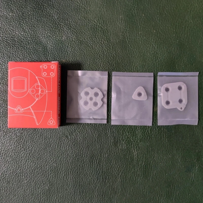 E9LB Silicone Nút Dành Cho Máy Bộ Điều Khiển Trò Chơi Dẫn Điện Cao Su Dán Miếng Lót Bàn Phím Nút Thay Thế