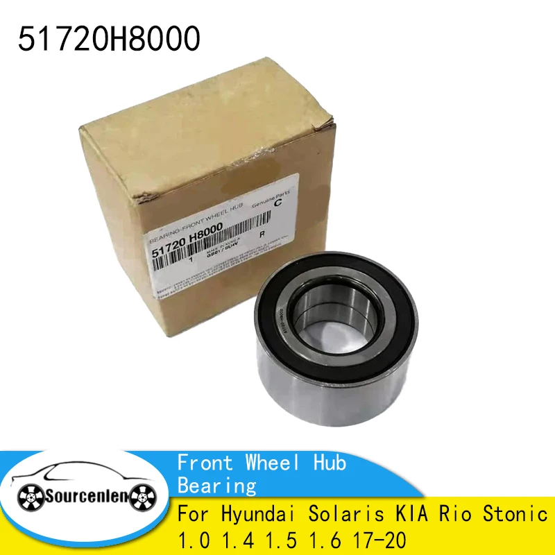 

Подшипник ступицы переднего колеса для Hyundai Solaris KIA Rio Stonic 1,0 1,4 1,5 1,6 17-20 51720-H8000 51720H8000