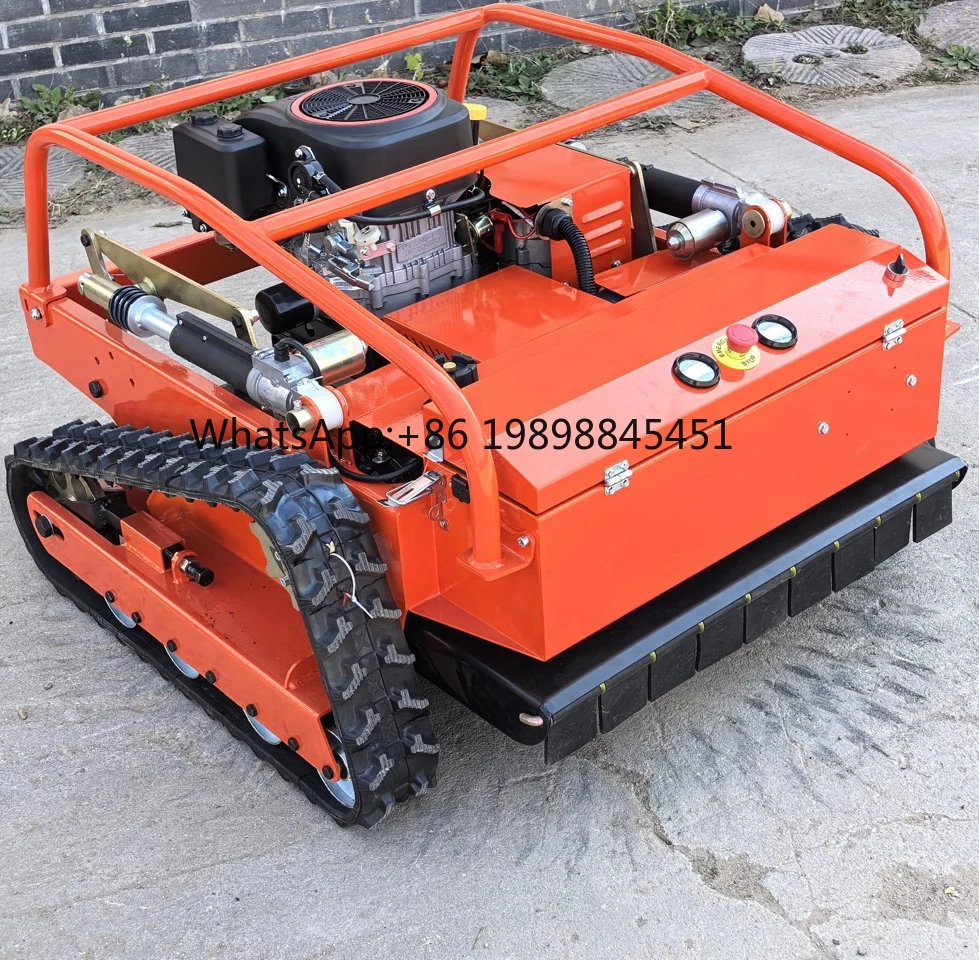 LM-860 공장 직판 CE 인증 크롤러형 신형 원격 제어 잔디깎이 농업용 잔디깎이