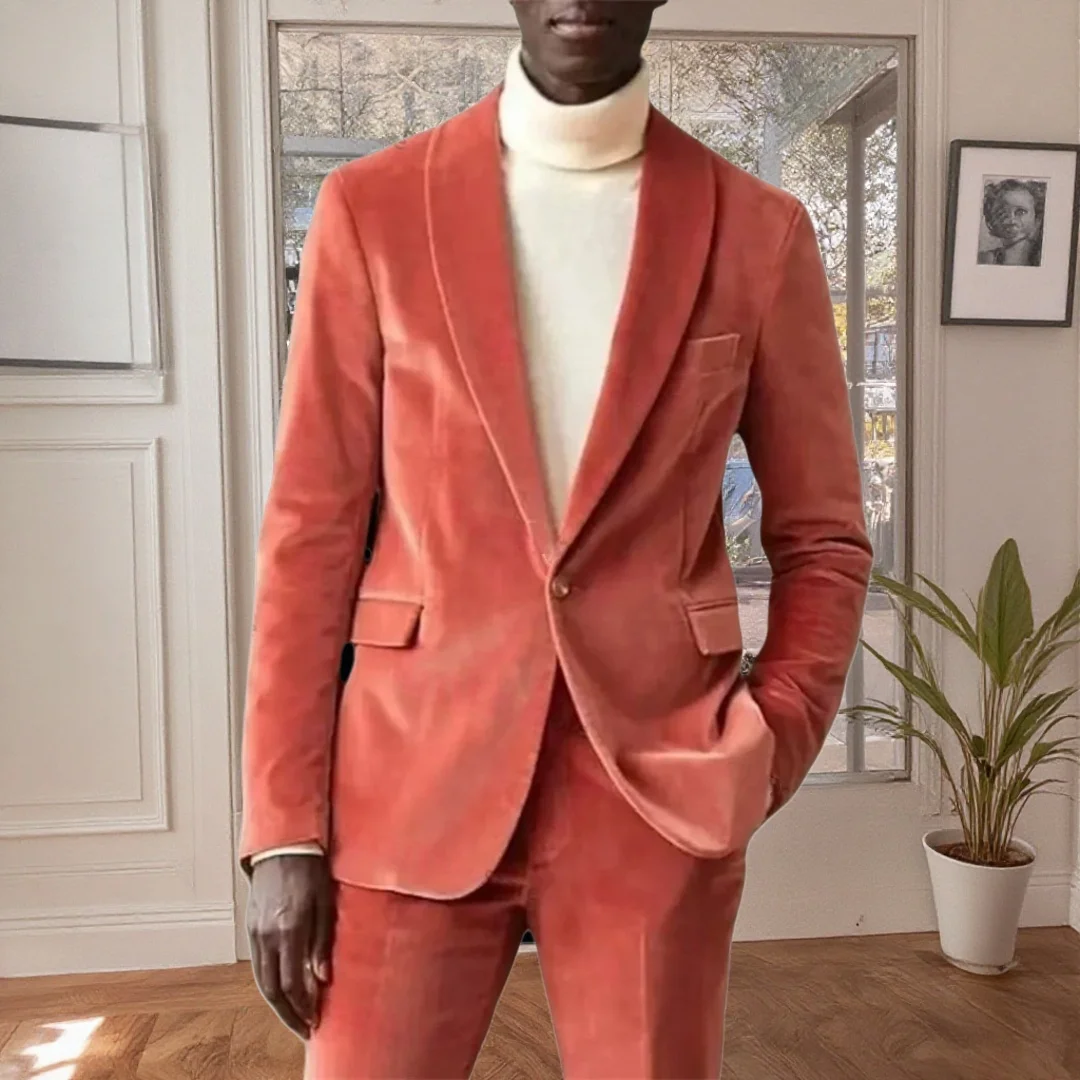 

2-х предметные формальные свадебные/деловые бархатные мужские костюмы, костюм homme, шаль с лацканами, пиджак, брюки, облегающие смокинги для жениха и вечеринки