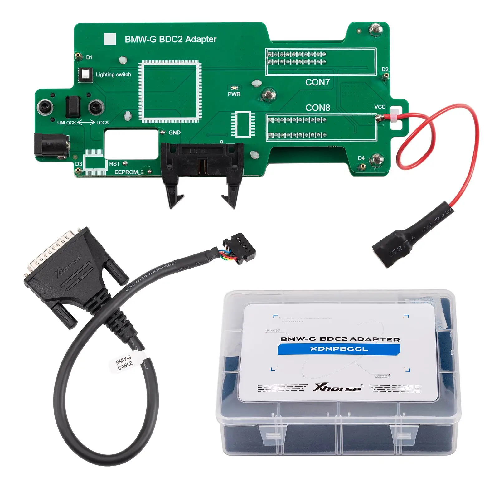 Xhorse For BMW G Series BDC2 Solder-Free Adapter Work with VVDI2, Key Tool MIDI, VVDI Key Tool Plus