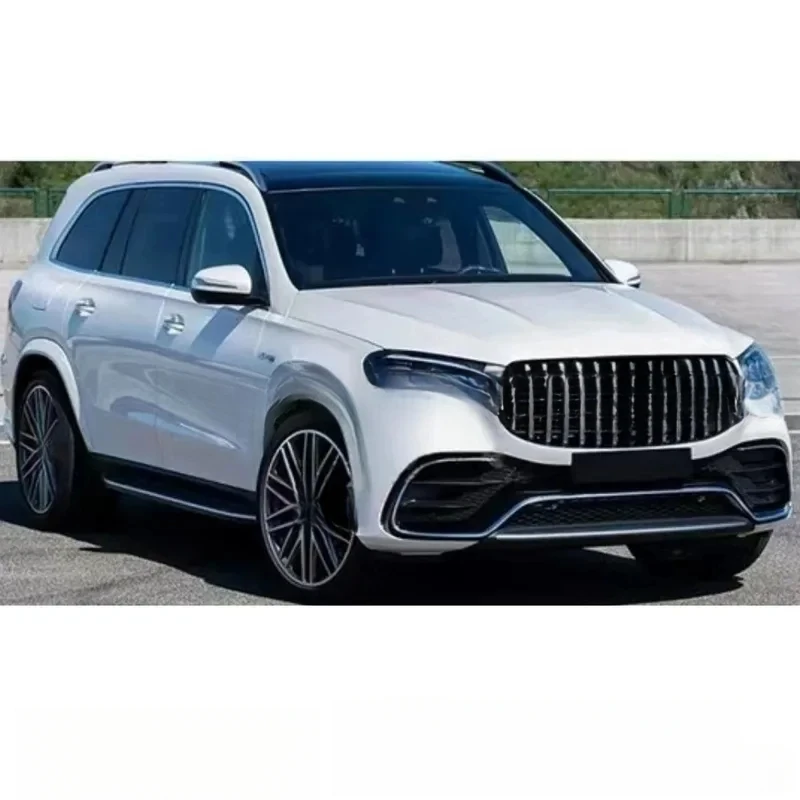 High-Quality Silver Black Front Bumper Inlet Mesh Grille Fit X167 GLS-Class GLS450 GLS580 2020-2024 Auto Tuning Acc