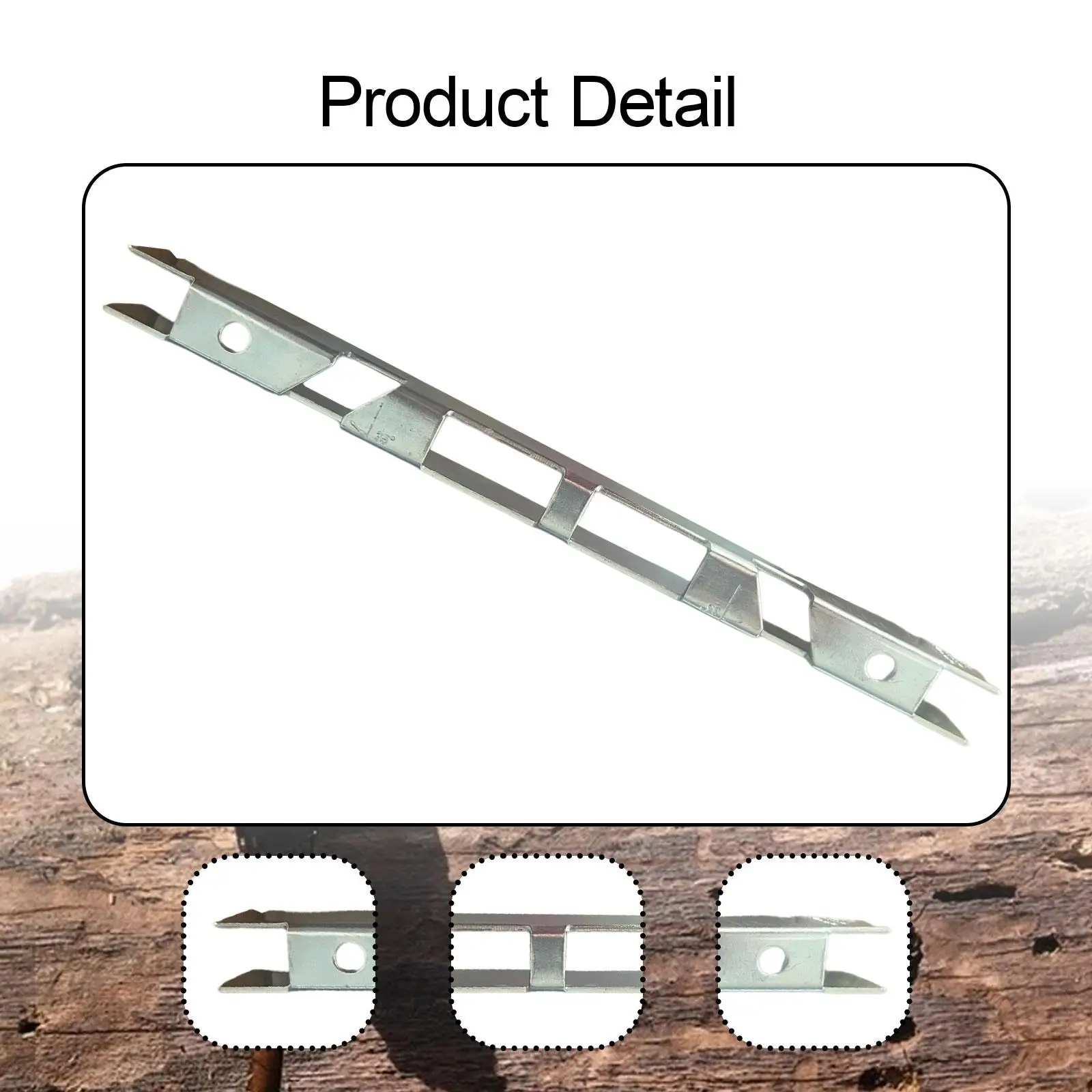 Chainsaw Raker Guide and Depth Gauge Aluminum Alloy File Guide Bar Groove Cleaner Replacement Parts for Cutting Control