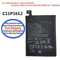 5000mAh C11P1612 Battery For ASUS Zenfone 4 Max Pro Plus ZC554KL X00ID Z01HDA / Zenfone 3 Zoom ZE553KL Phone Battery Batteries