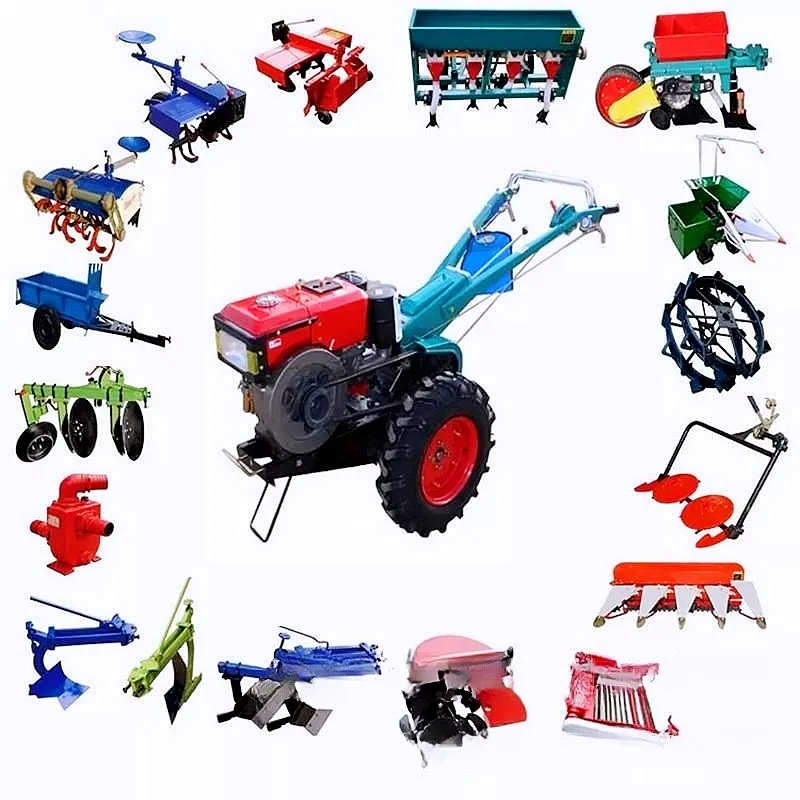 Mini agricultural two-wheel walking tractor 12hp 18hp 15hp 20hp 2WD drive gear engine parts