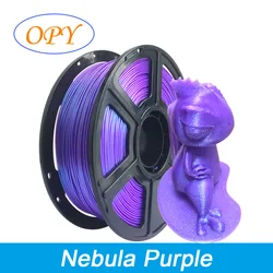 Opy Glitter Change Color Pla Filament 1Kg 1.75Mm 100G 10M Burnt Titanium Nebula Purple Sample Plastic 3D Printer Smooth Thread