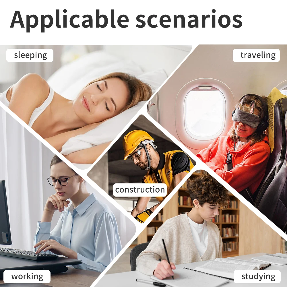 Wiederverwendbare Silikon-Ohrstöpsel – Geräuschunterdrückung, hochwertiger Gehörschutz zum Schlafen, Schwimmen, Reisen und Konzerte