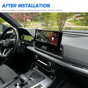 適用於Audi A4 A5 Q5 B9 2017 2016-2023 的 12.3 吋安卓 14 無線 CarPlay IPS 觸控螢幕 WIFI 多媒體立體聲 GPS 導航接收器 10 最佳銷售 蘋果 CarPlay 奧迪 A4 B9 - №6