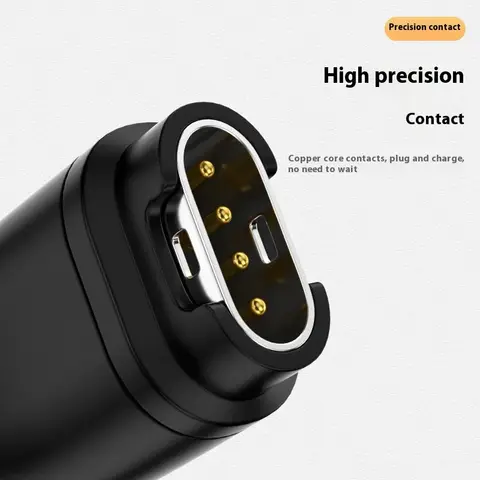 Typ C-klockaladdare för Garmin Fenix 8 7 7S 7X 6 E Pro Solar Instinct, Venu 3S 2 SQ Epix/Tactix till 4-polig laddare 8 best sales tillbehör Garmin Epix - №3