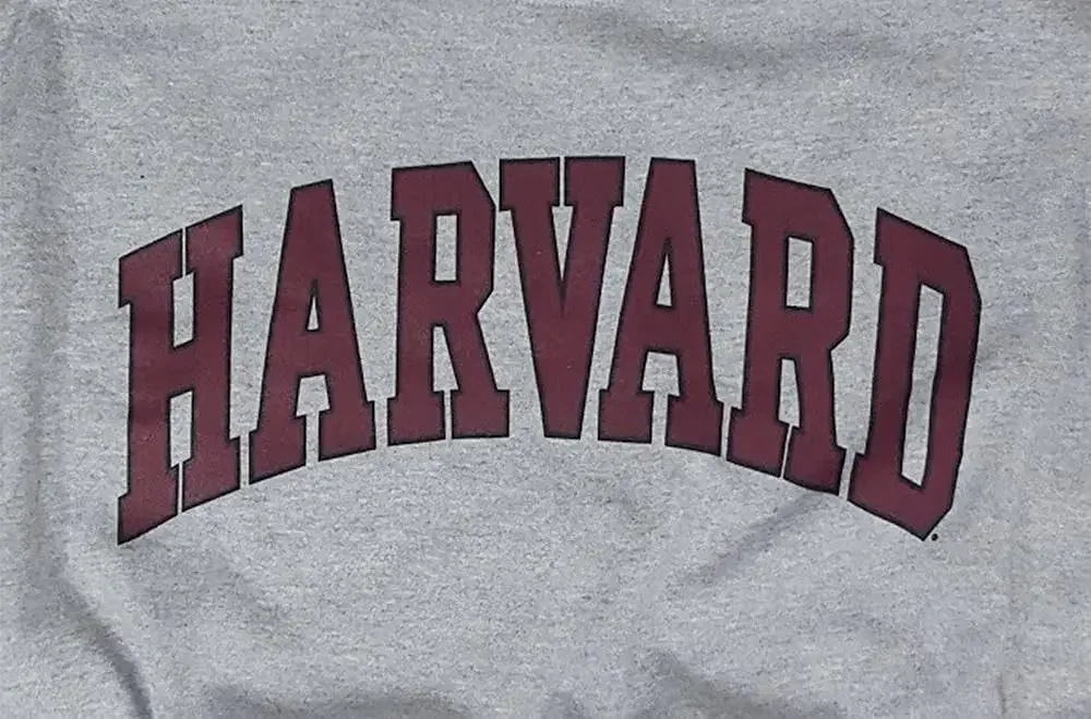 New York Fashion Police Harvard University Sweatshirt - Officially Licensed Arched Block Crewneck