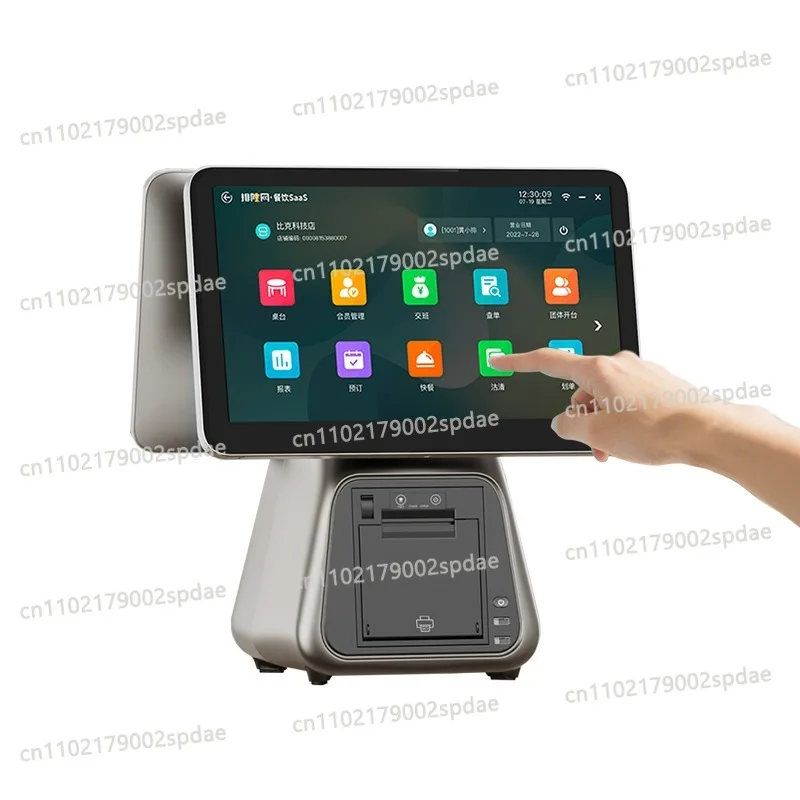 Slim Touch Screen All In One Cash Register Core I5 Processor Commercial POS Terminal For Retail Store