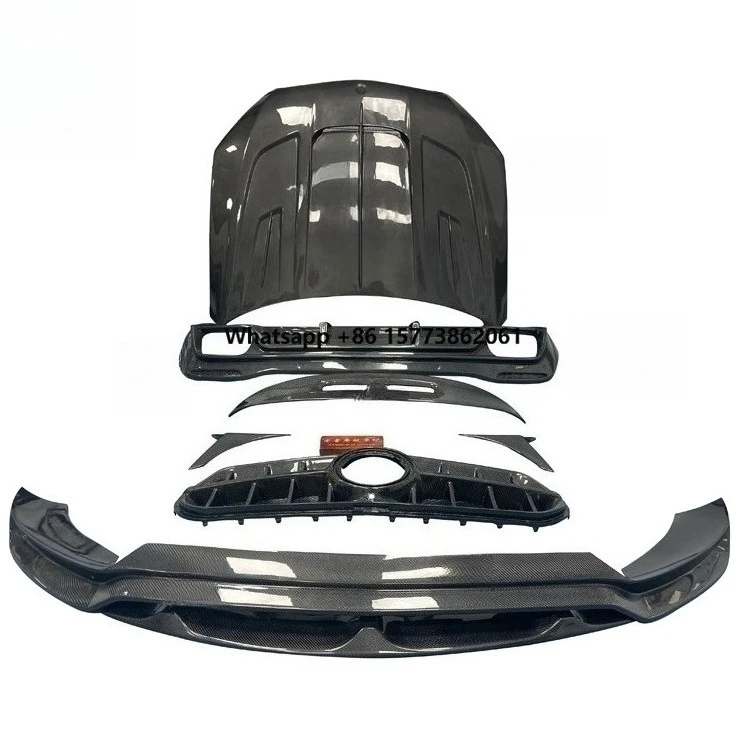 LD Body Kit for Benz W167 SUV GLE350 GLE450 2019-2022 Carbon Fiber Front Lip Rear Diffuser Side Skirts Spoiler