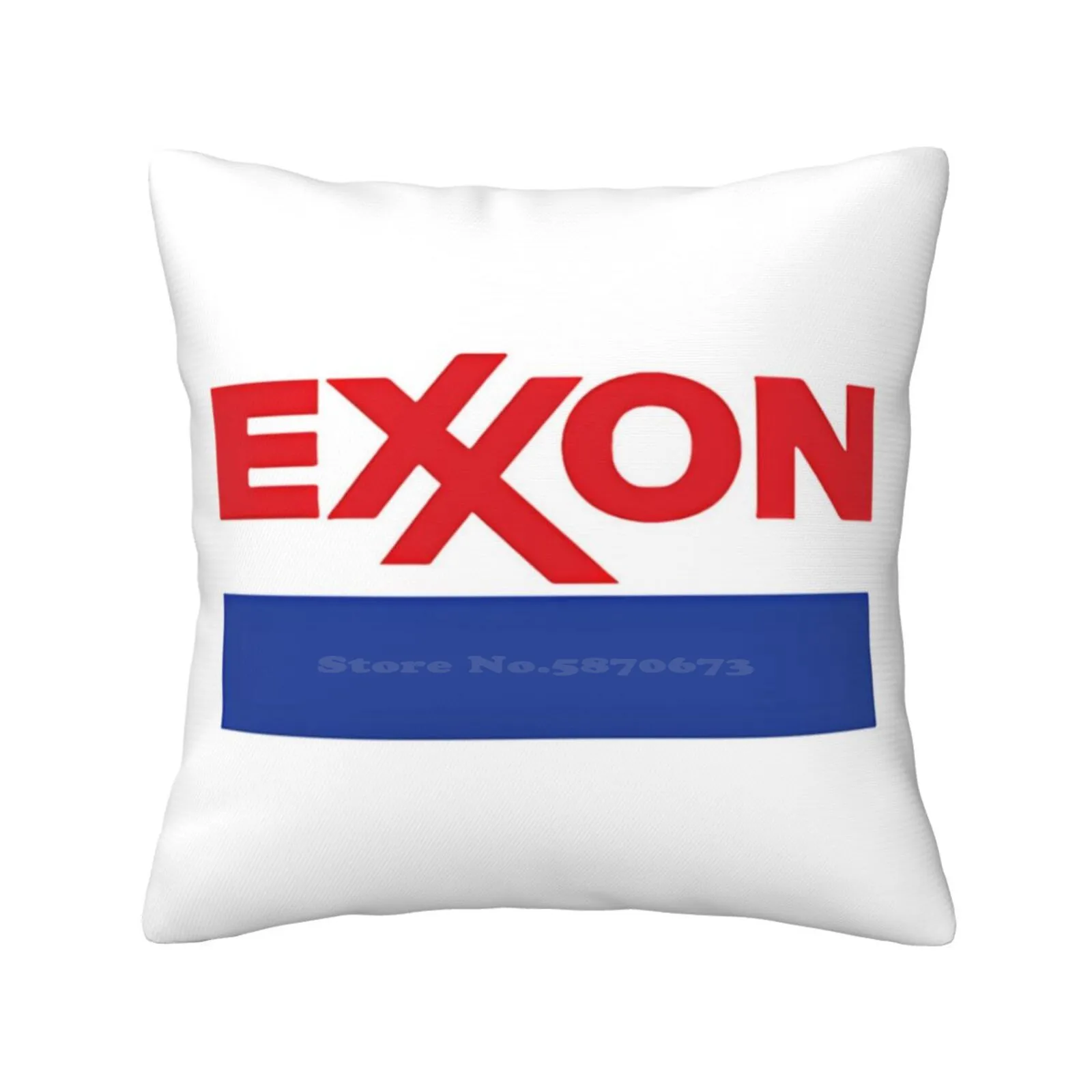 Multinational Oil And Gas 9 Pillow Cover Hug Pillowcase Exxon Mobil Corporation Exxonmobil Multinational Oil And Gas Standard