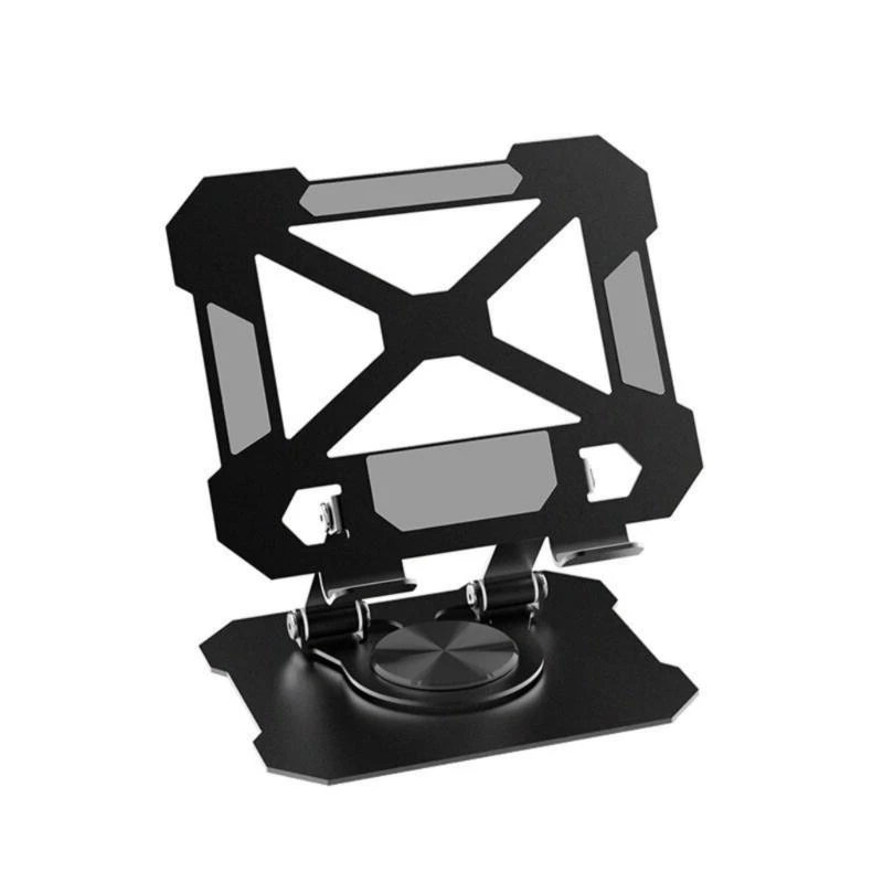 Multiple Aluminum Desktop Stand for Tablets, 360 Degree Rotating, Adjustable Heights, Heavy Tablets Support Bracket
