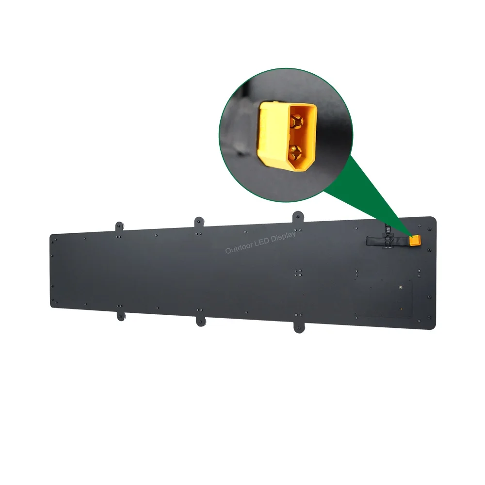 P4 Display Vehicle Mounted Restaurant High Quality Wifi APP Control Taxi Car Rear Window Led Advertising Billboard Screen