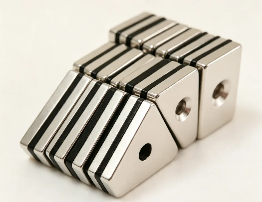 20X10X5-4MM N35 Countersunk Hole Neodymium Block Magnet 20×10×5MM With 4MM Hole Super Powerful Permanent NdFeB Magnet