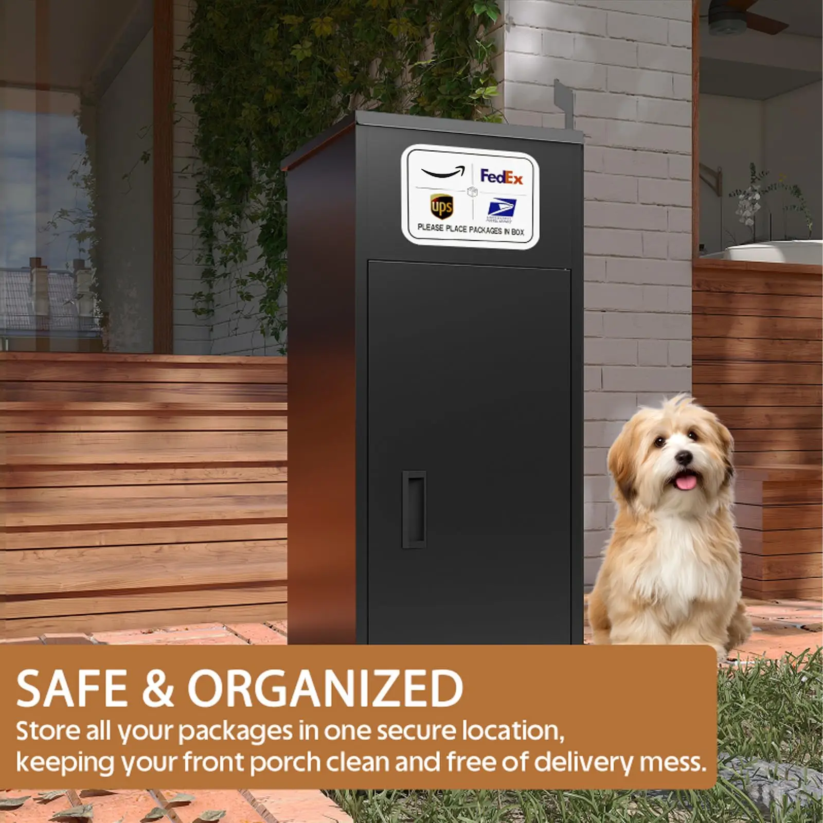 Package Delivery Boxes for Outside Anti-Theft and Waterproof 36.4
