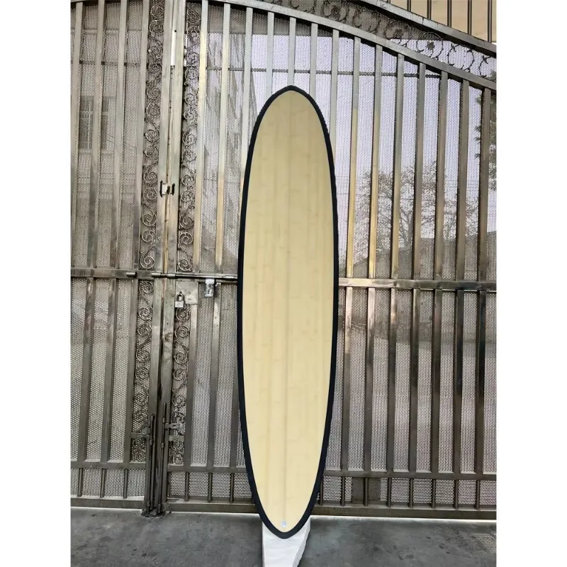 Customized Bamboo Surfboard Funboard High Quality 8'0 Carbon Fiber Rail Surfboards