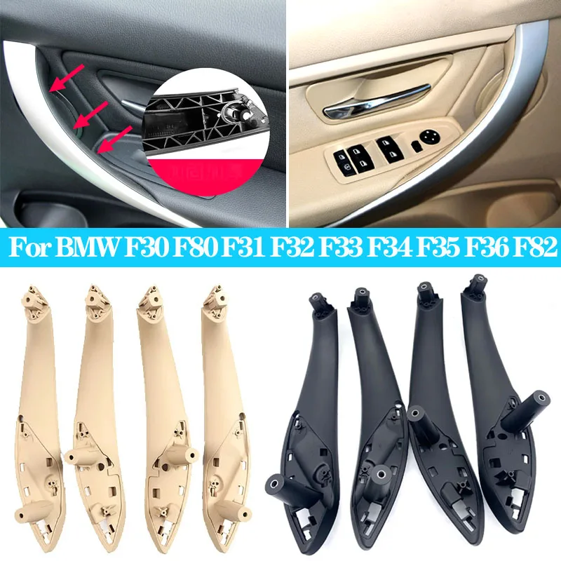 

For BMW 3 4 Series M3 M4 F30 F80 F31 F32 F33 F34 F35 F36 F82 Car Interior Door Pull Handle Inside Panel Trim Replacement