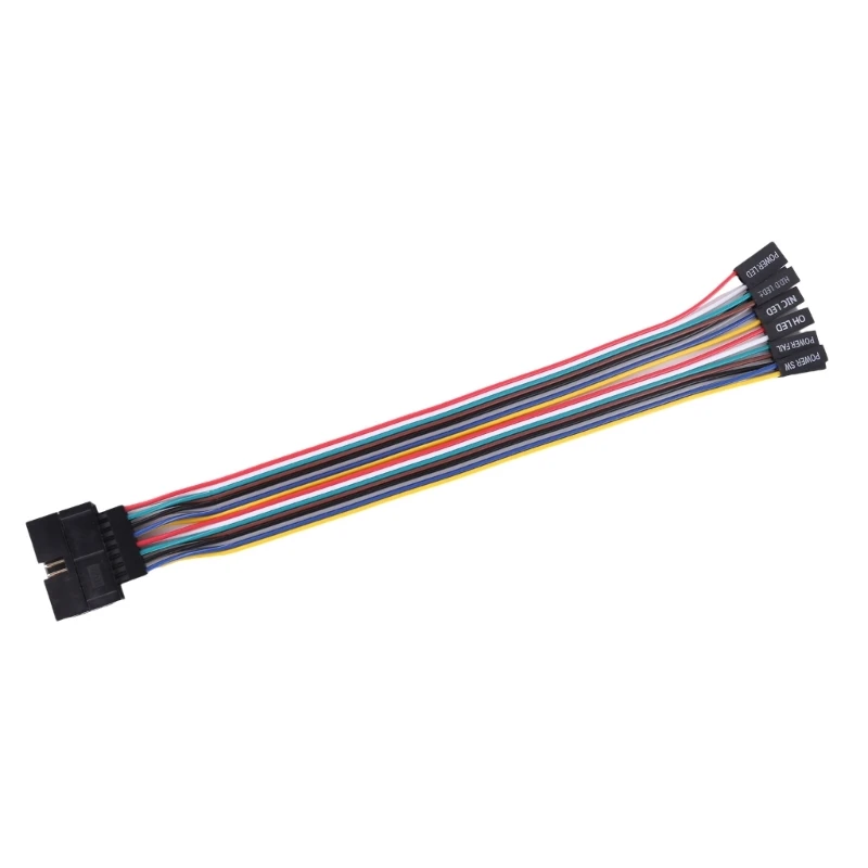 

16Pin to 8Pin Splitter PC Host Power Cable Convenient for Mainboard Supermicro Panel Switching Cable 20cm/7.87in Length