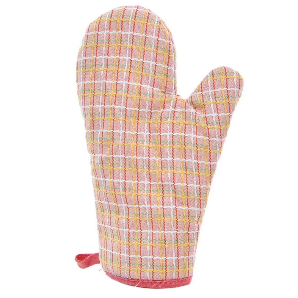 

2pcs Microwave Oven Gloves Heat Resistant 500F Kitchen Insulation Anti Scalding Protective Cooking Gloves Fabric Non Slip Mitts
