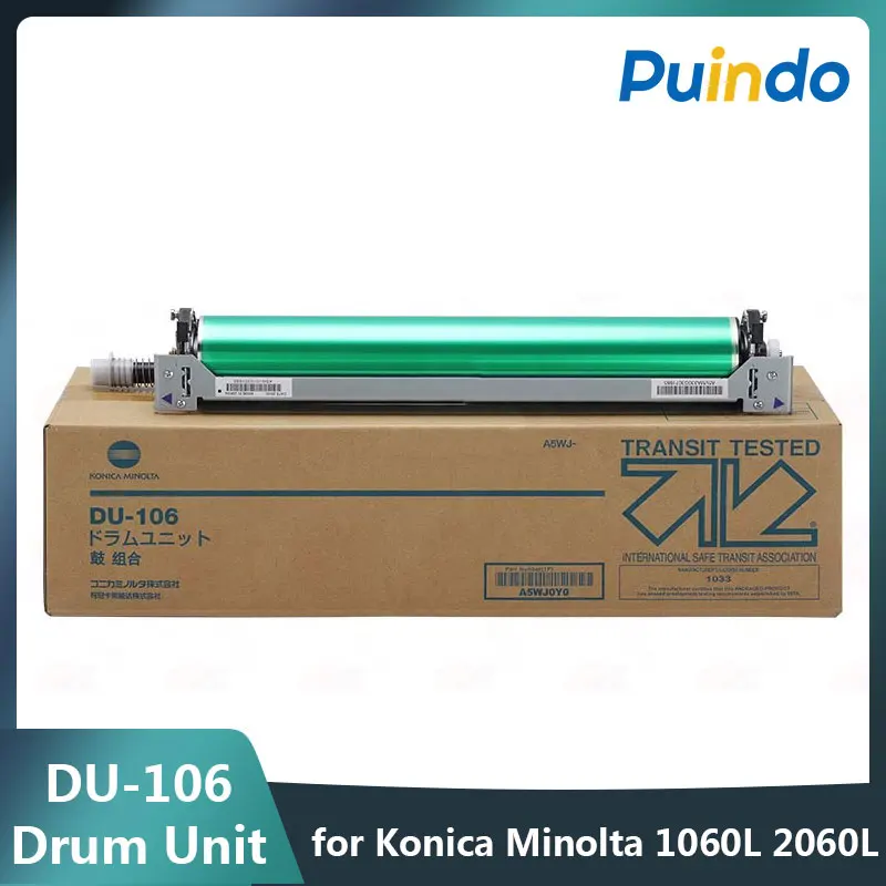 A5WJ0Y0 Genuine DU-106 DU106 Drum Unit for Konica Minolta 1060L 2060L 3070L C71HC C71CF C83HC