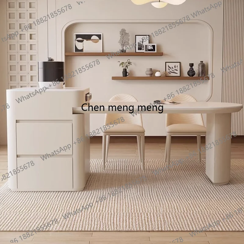 

Роскошный раздвижной обеденный стол zKLuxury в скандинавском стиле для столовой, кабинета, ресторана, конференц-зала, приемной