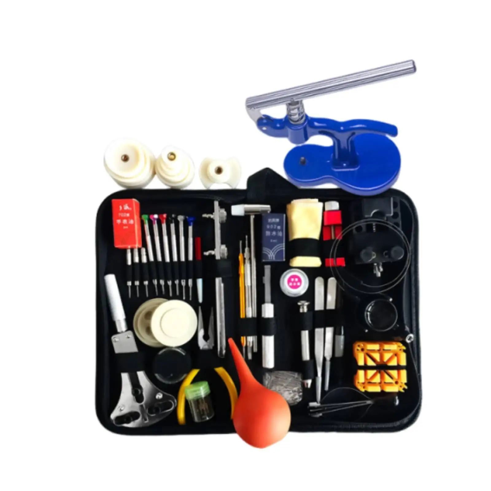 181 Pieces Watch Repair Tool Kit with Storage Housing Multi-Functional