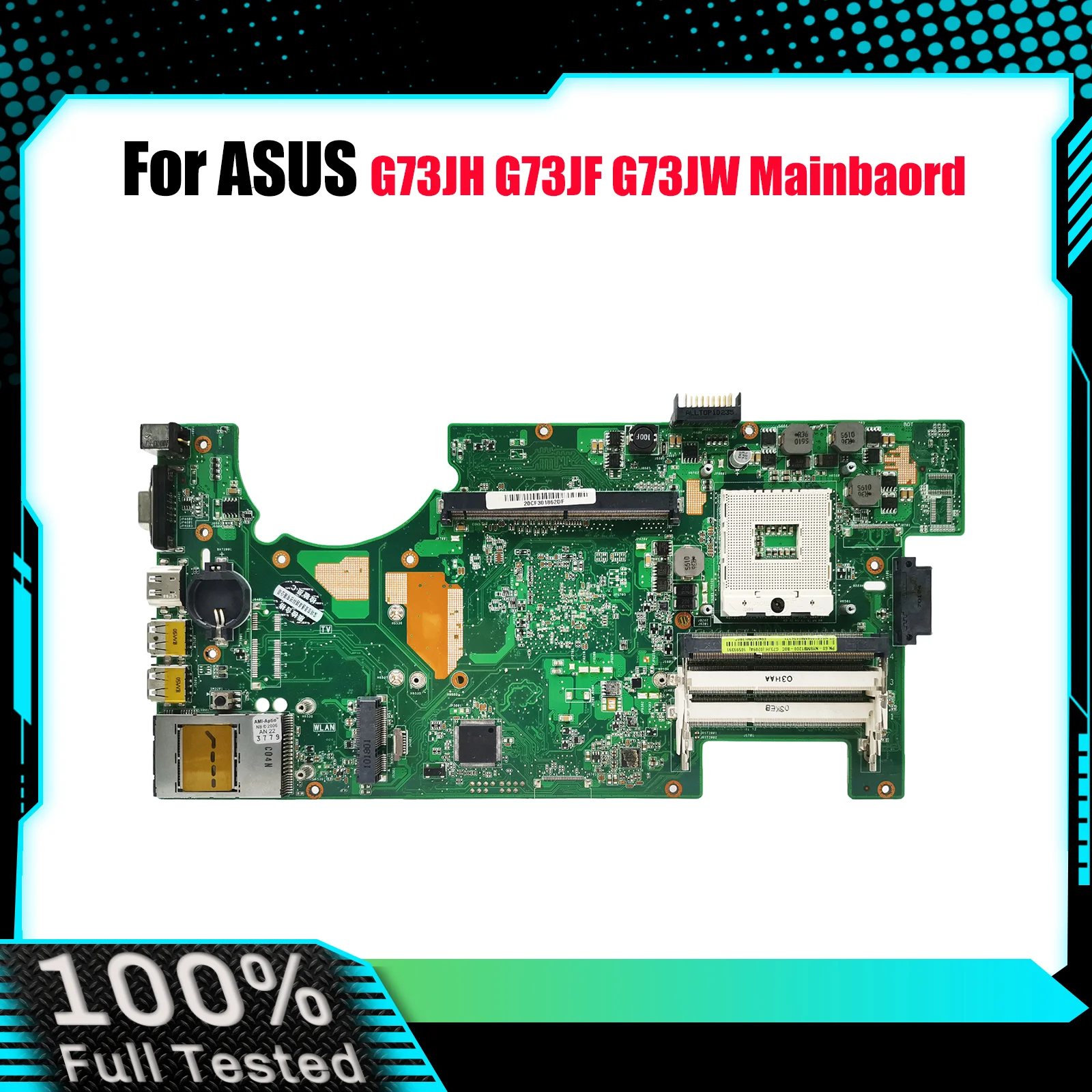

G73JH Материнская плата для ноутбука ASUS ROG G73JH G73JF G73J G73JW Материнская плата для ноутбука в наличии 100% тестирование ОК быстрая доставка Высочайшее качество