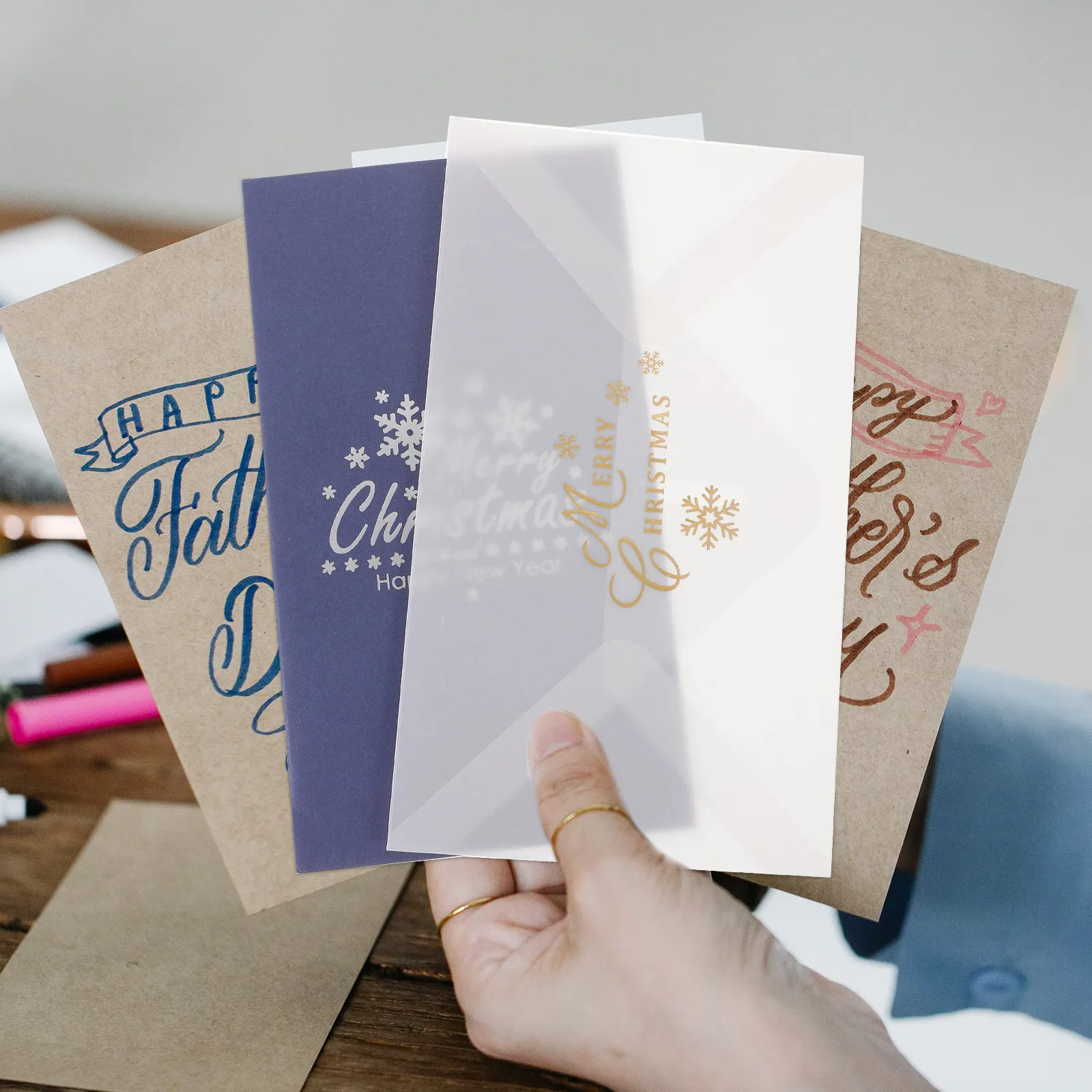 3D Christmas Tree Pop-Up Greeting Card Handmade Creative Birthday Blessing Card Decorative Stylish Gift for Special Occasions