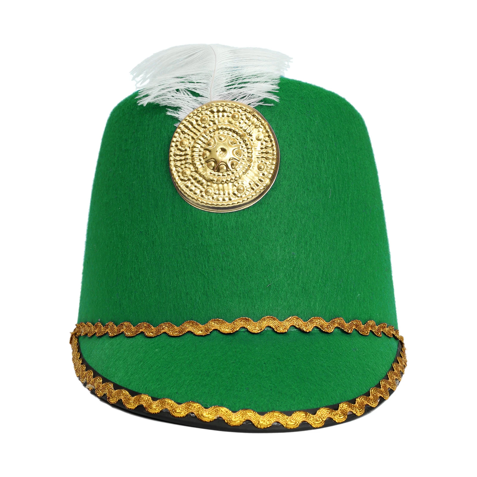 Dorosły Dzieci Dziecięca Zespół Perkusyjny Kapelusz Major Żołnierz Konfetti Czapka Zespół Marszowy Perkusista Cyrk Cosplay Predator Kapelusz Występ Sceniczny