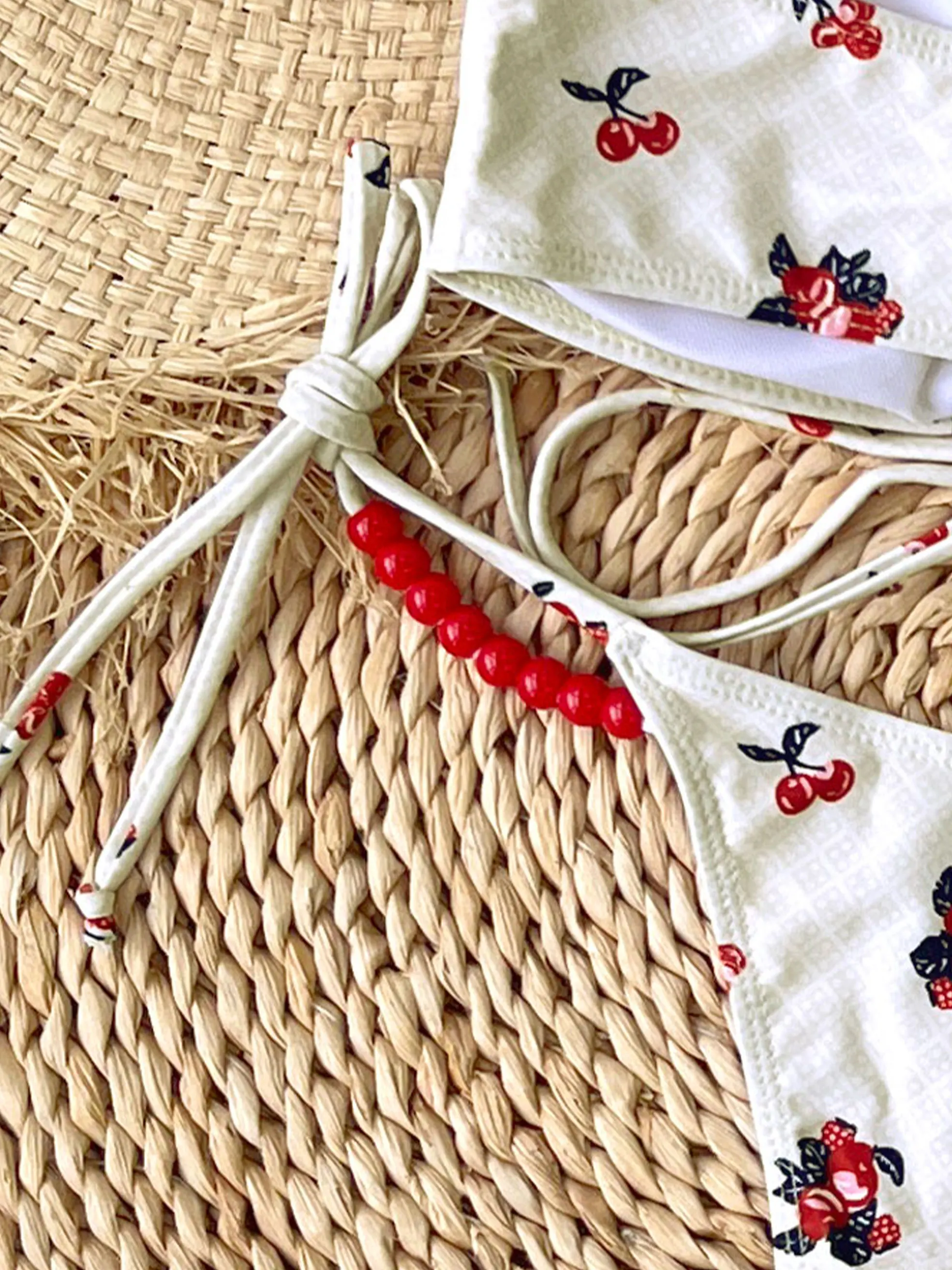 لطيف الأبيض المطبوعة المرأة منخفضة الخصر بيكيني زلة ملابس السباحة موضة مثير قبالة الكتف Biquini سيدة ثوب السباحة الإناث بحر #6