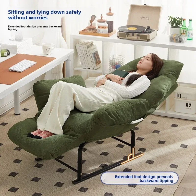 FactoryFolding Sofa Chair Sleepable Reclining Lunch Chair Lazy Sofa Dual-purpose Chair Computer Chair Single Recliner