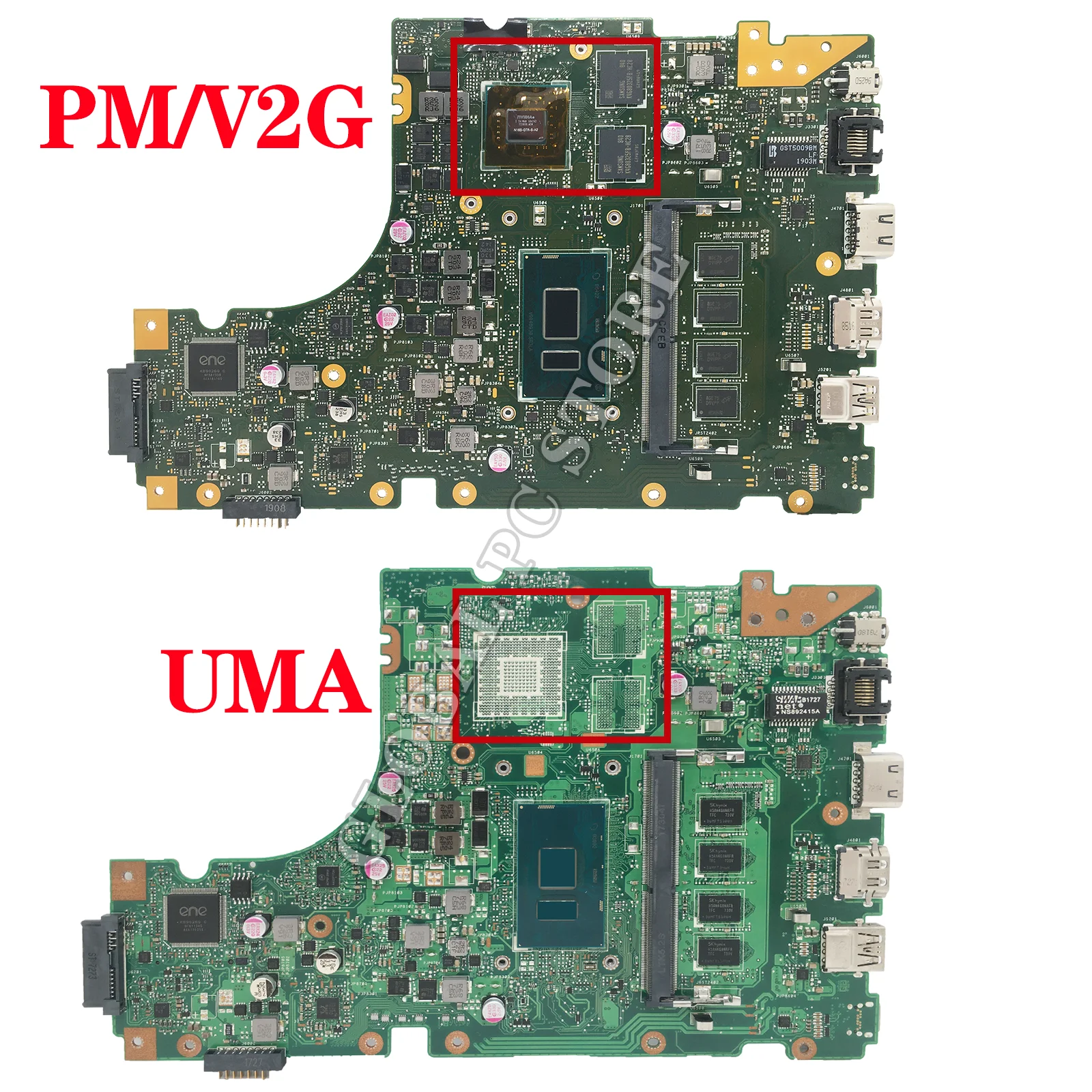 X442UQ Mainboard Kompatibel X442U F442U A442U A480U R419U Laptop Motherboard X442UN X442UQR X442URR X442UR X442UF X442UA X442UAR