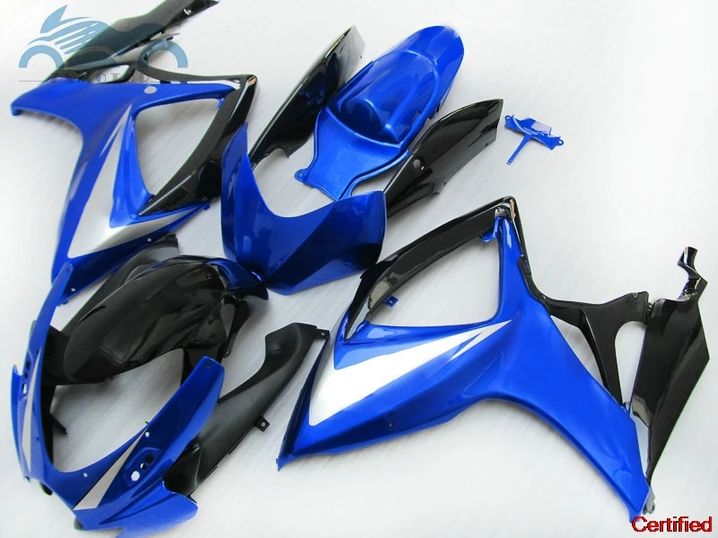 

ZXMT mould Fairing for SUZUKI 2006 2007 K6 GSX R600 750 ABS plastic fairings kit GSX R750 GSXR 600 06 07 blue bodyworks