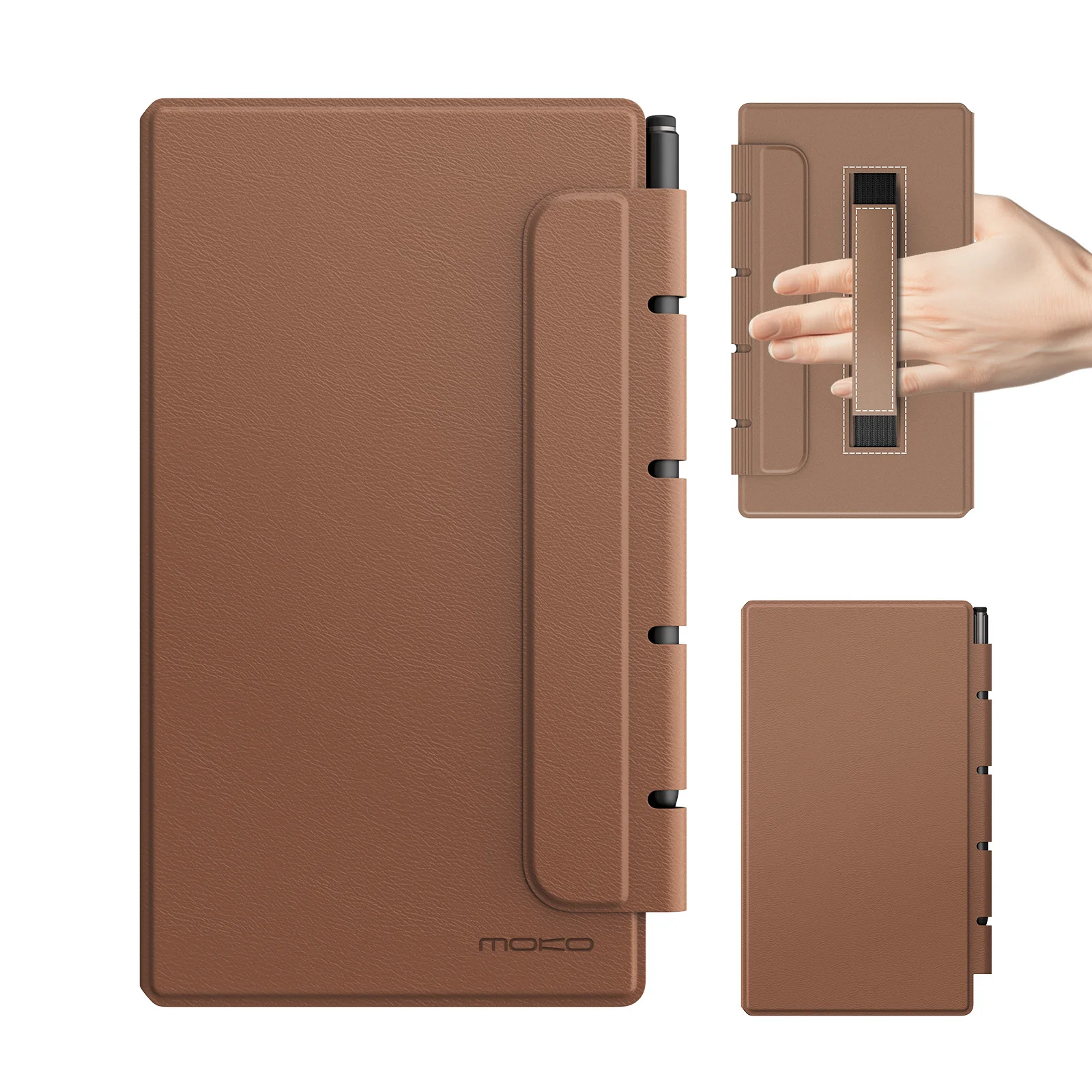 

Magnetic Case for Remarkable Paper Pro Move 2025 7.3" Lightweight Ultra-Thin Case with Wide Pen Protective Clasp, Hand Strap