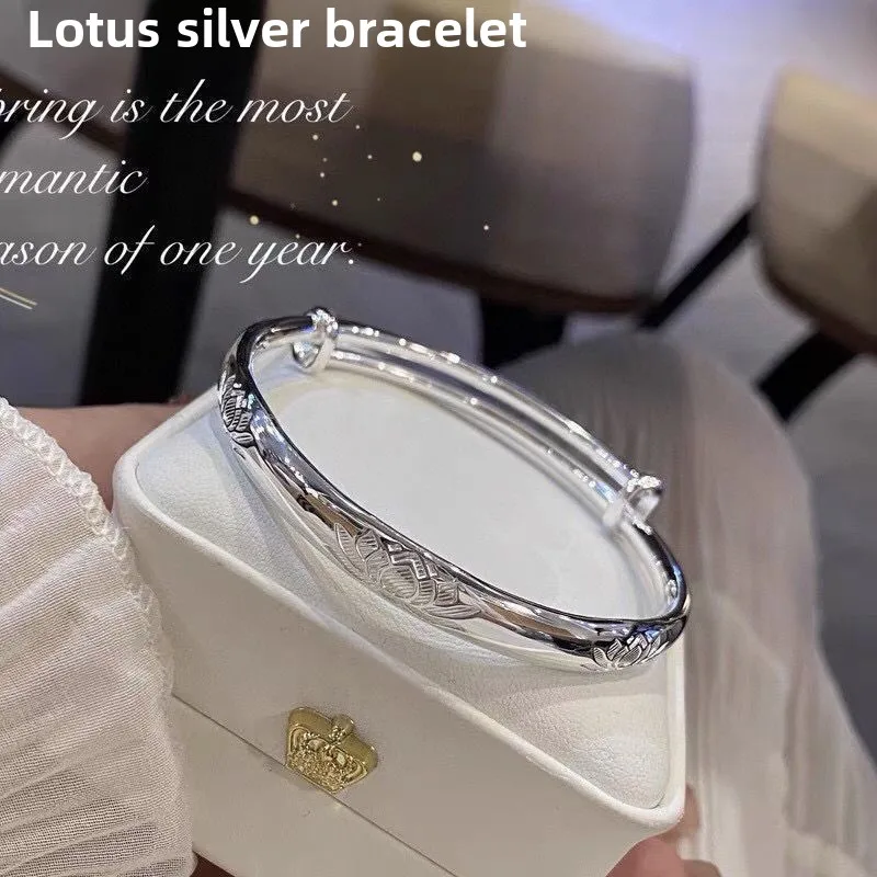 

New Adjustable Lotus Bracelet Fashionable Holiday Gift