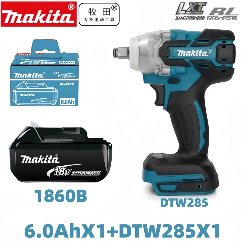 100% Original Makita 6Ah für Makita 18V Akku BL1860B BL1840 BL1830B BL1850B BL1850 BL1860 BL1815 Ersatz-Lithium-Akku