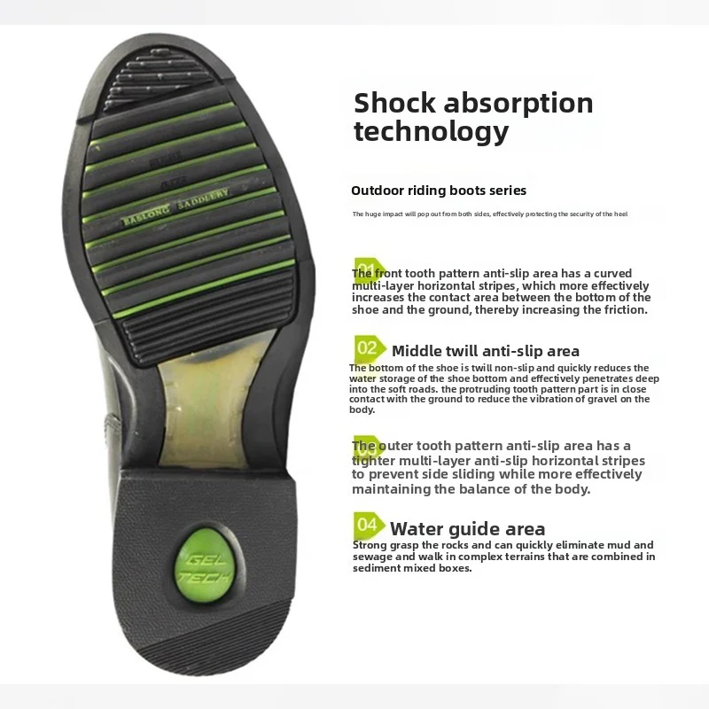 Baslong Equestrian Boots for Men and Women, Cowhide Leather Equestrian Boots, Spring and Summer Riding Short Boots, Wear-Resistant, Non-Slip, Shock-Absorbing, Breathable, Rider Equipment