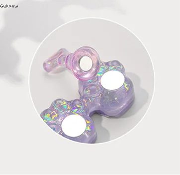 

【WHB】Cat Claw Nail Stand for Press on Nails Aurora Resin Showing Shelves Nail Display Magnetic Holder Manicure Organizer Tools