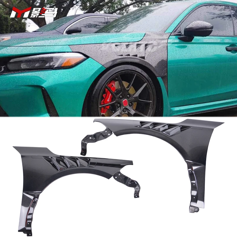 

Carbon Fiber Fenders for Honda Civic 11th Gen Fe1 2021-2024 Replacement Front Vented Fenders