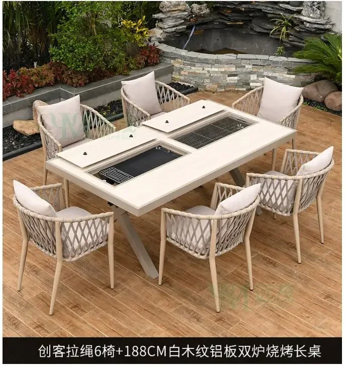 Barbecue Table Outdoor Patio Barbecue Table Home Patio Barbecue Table Table and chairs