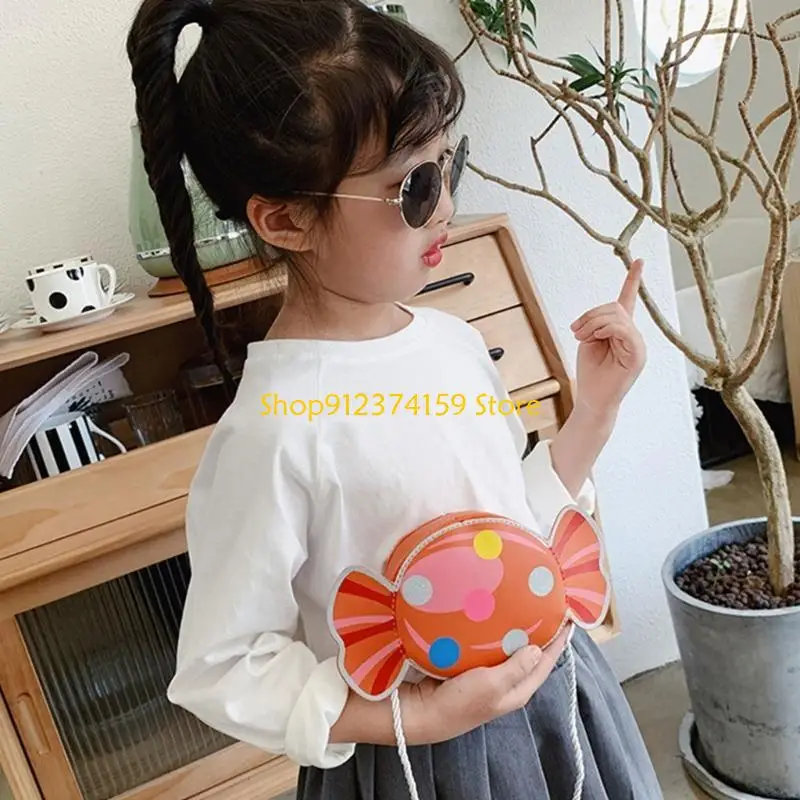 

G5AE Fashionable Yellow Candy Themed Mini Bag For Girls Suitable For Various Occasion