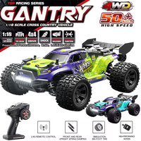 1:18 4WD RC Car Off Road Monster Truck High Speed 50Km/H With LED Light 2.4G Remote Control Cars For Adults And Kid RC Cars Toys