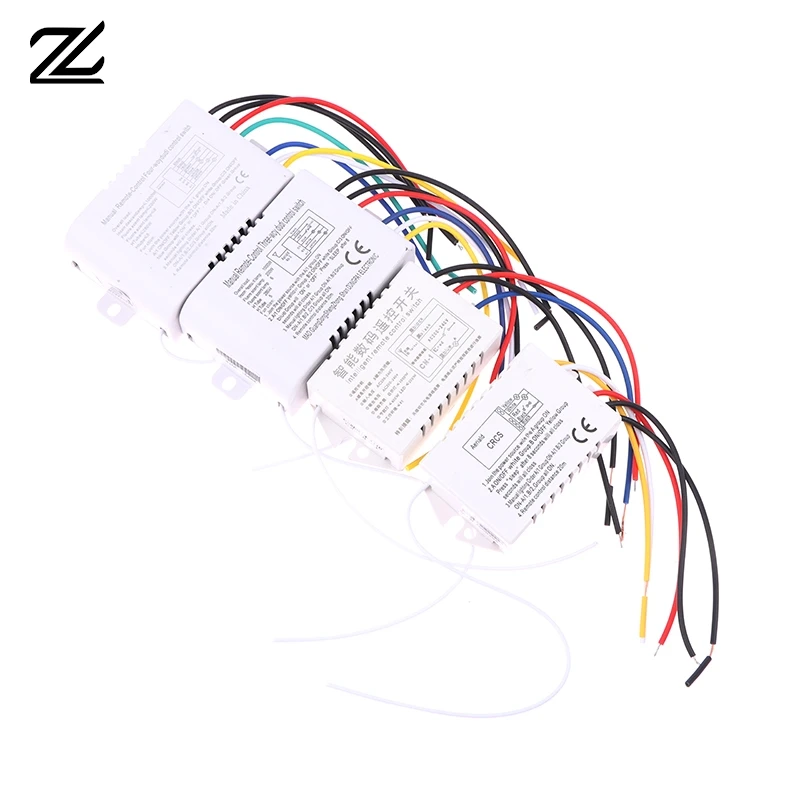 Digital Remote Control Light Switch Wireless ON OFF Switch For Light Bulb Chandelier 220V RF433 1/2/3/4 Ways