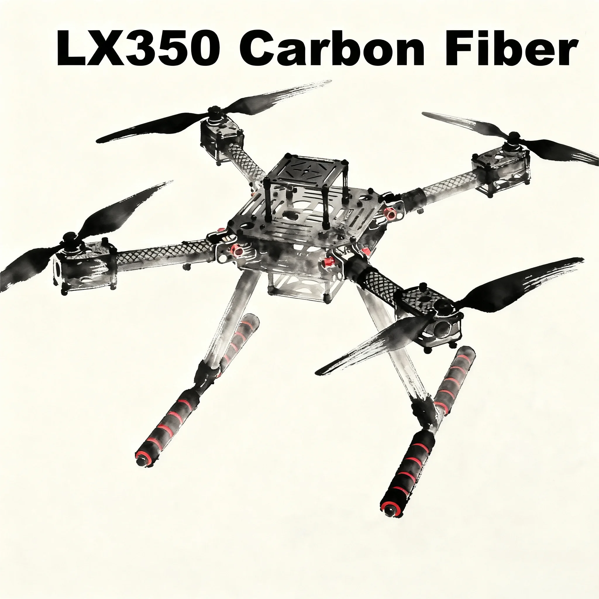 Angeltoy Carbon Fiber 350 6C PRO M8N/M9N/M10 Flight Controller Ardupilot Radio Telemetry Quadcopter BLHELI 30A ESC 2212 Motor