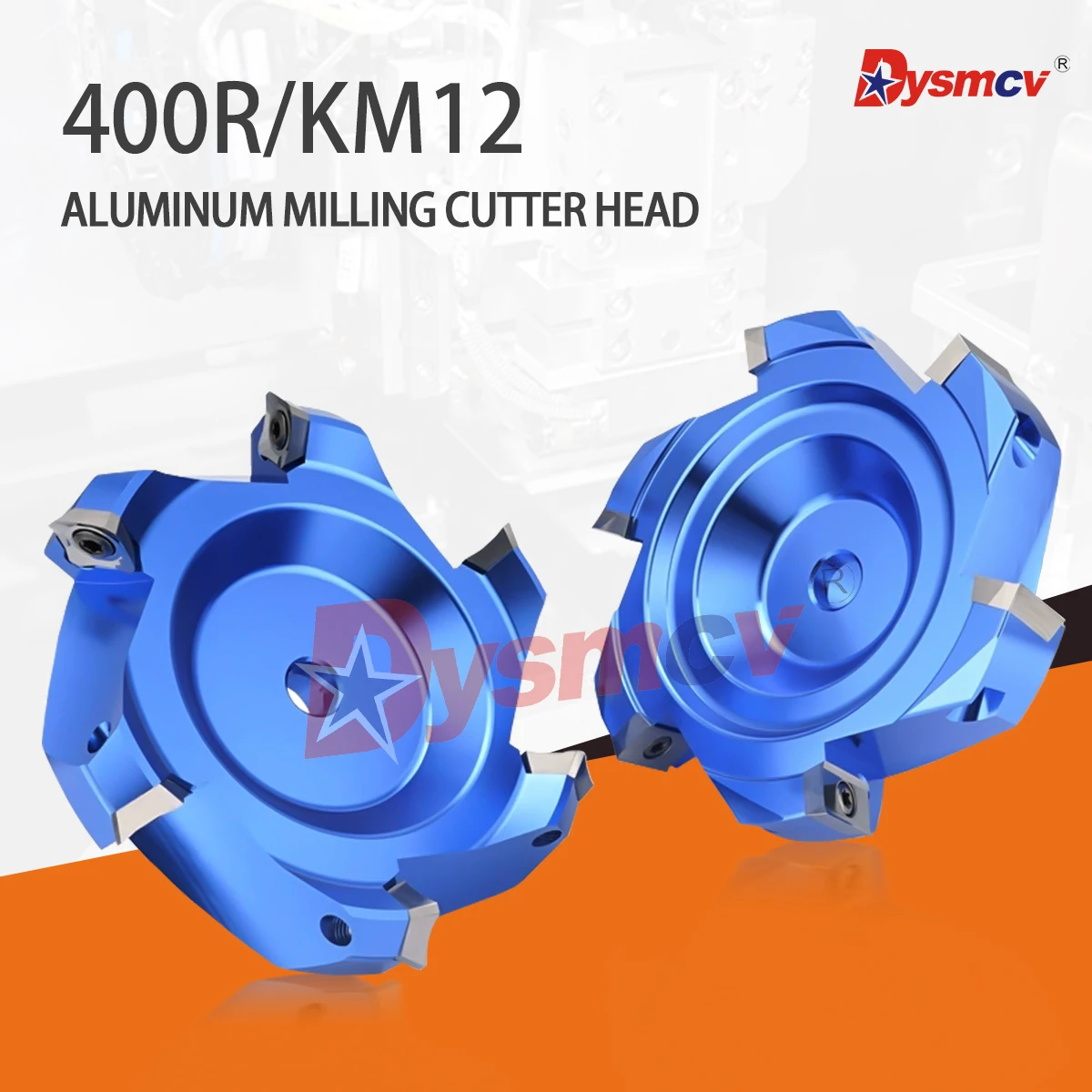 400R/KM12 Aluminum Cutting Disc 45 deg KM12-63-22-4T 90 deg 400R-50-22-4T CNC Lathe Milling Cutter Disc Use For APKT/SEHT Insert