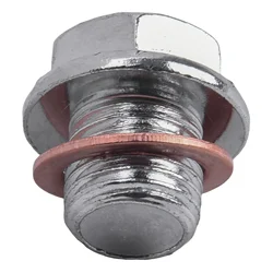 1x Car ENGINE OIL DRAIN PLUG & WASHER Oil Pan Oil Drain Screw*1.5 For Chevrolet 1983-2020/ For Dodge 2001-2014 #2151323001