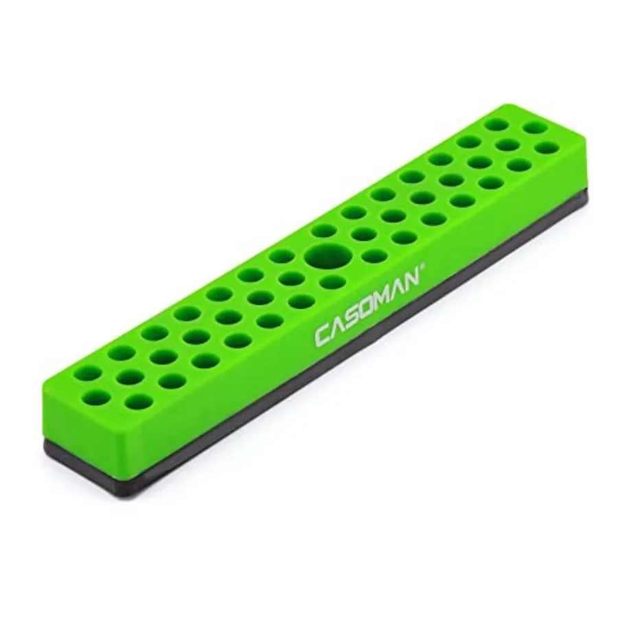 

1/4" Hex Bit Organizer with Magnetic Base -, 43 Hole Bit Organizer with Strong Magnetic Base, Magnetic Bit Organizer for Your S