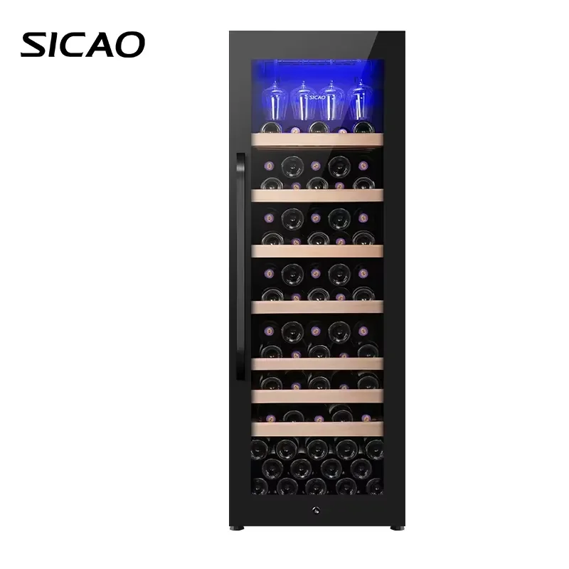 Retro Mini Fridge Wine Cooler Refrigerator Electronic Home Stand Up Beverage Dispenser For Living Room Bedroom Office Use